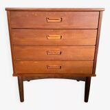 Scandinavian teak chest of drawers from the 60s