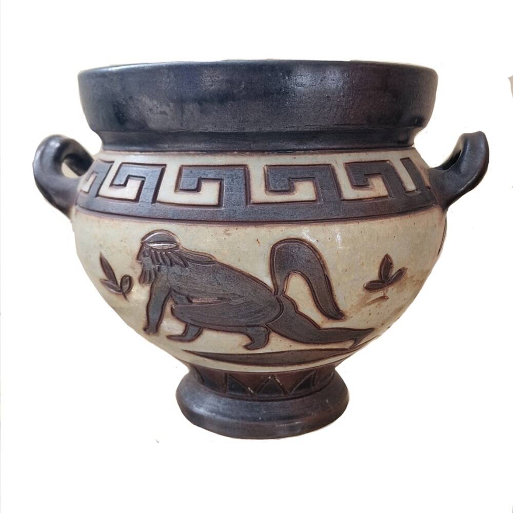 Ceramic vase signed Antoine Dubois