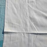Monogrammed damask ivory tablecloth 160x145