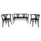 Black secession seat group by Fischel
