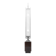 Floor lamp in chrome and Macassar ebony, France