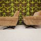 Pair of swivel chairs vintage year 70
