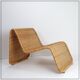 Ikea rattan and wickers longue chair 1980s