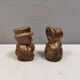Salt and pepper shaker set in ceramic from Danish Løvemose 1970s.