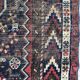 Carpet old persian hand made ghashghai wool 97 x 152 cm