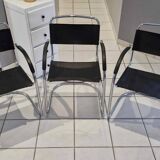 Set of 3 Cantilever armchairs, 1970s