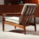 Vintage Scandinavian teak armchair