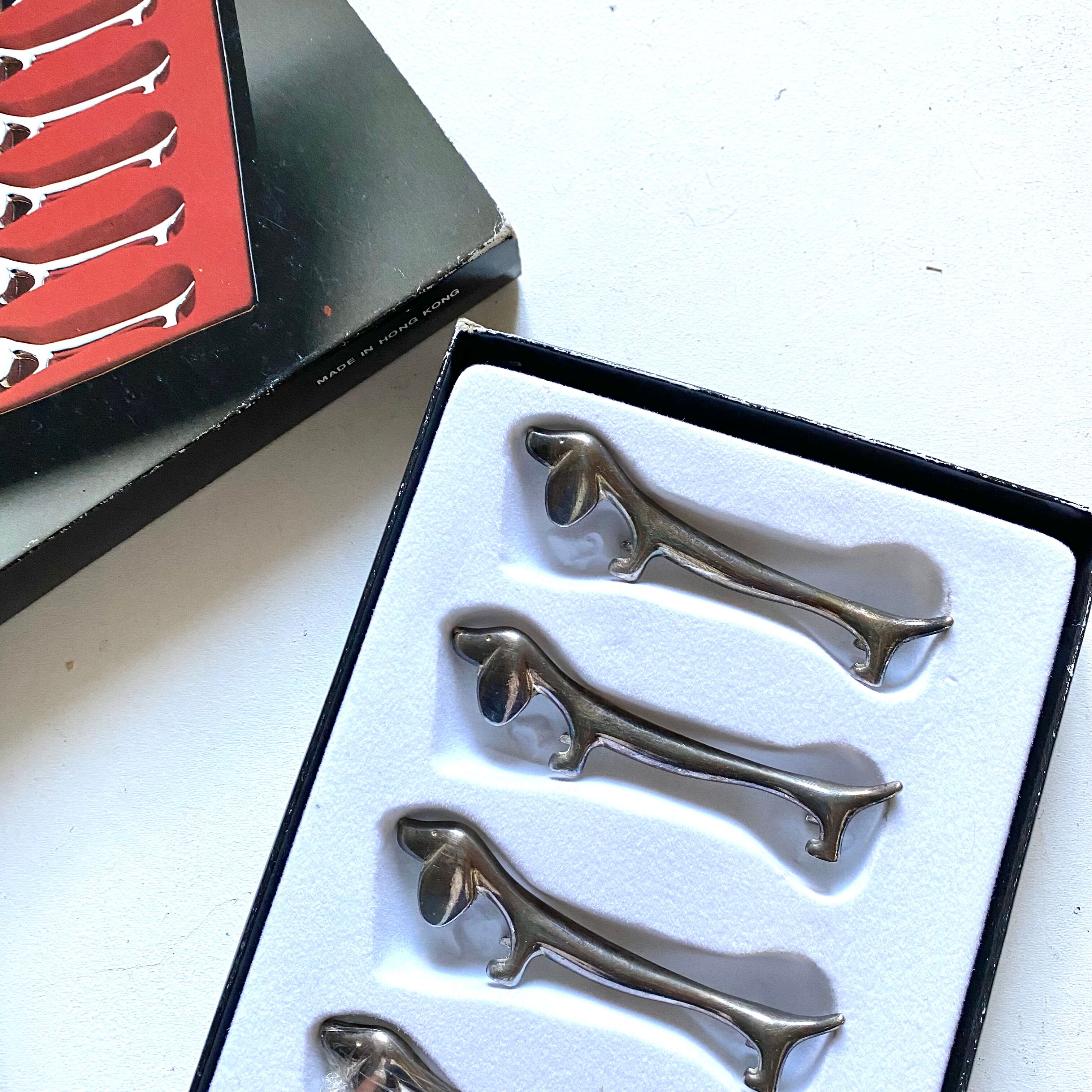 Vintage dog knife holders