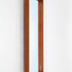 Minimalist teak wall mirror / Mid-century Danish modern design / 1960s / 1970s