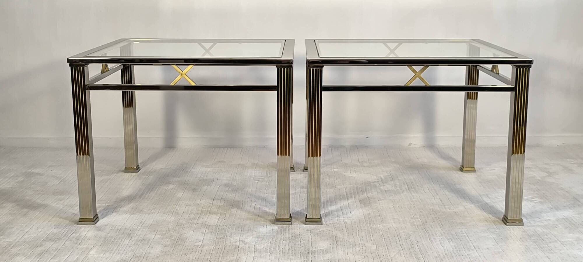 Magnificent pair of orsenigo italy coffee tables from the art deco collezione range