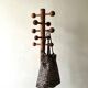 Modernist coat rack on a stand and rotating in solid pine, The Arcs 1970.