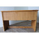 Bureau vintage Dal Vera en bambou et osier 1970
