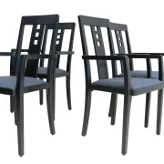 Set of four Thonet 676 PF armchairs designed by Charles Rennie Mackintosh