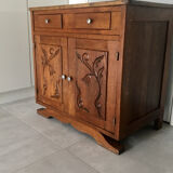 Small buffet in old oak from the 40s/50s