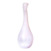 Satin-finished Italian art glass vase – Hand-blown glass, 20th century