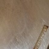 7 forks silver plated baguette christofle monogram J C before 1930