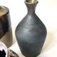Handcrafted and signed stoneware vase, ceramic, circa 1970
