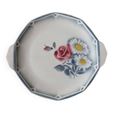 Plat faïence oscar digoin sarreguemines
