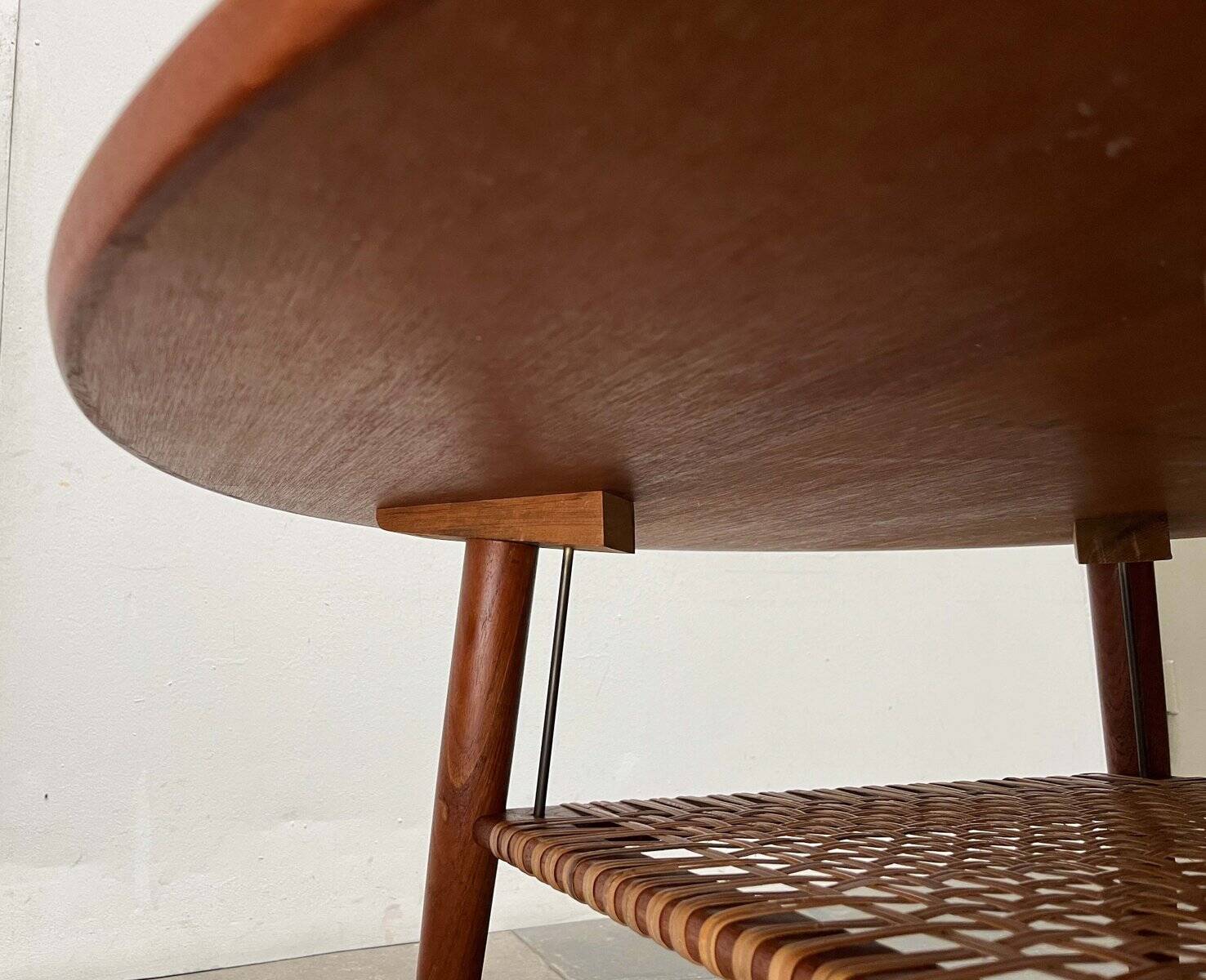 Mid-century modern Danish teak coffee table from the 1960s.