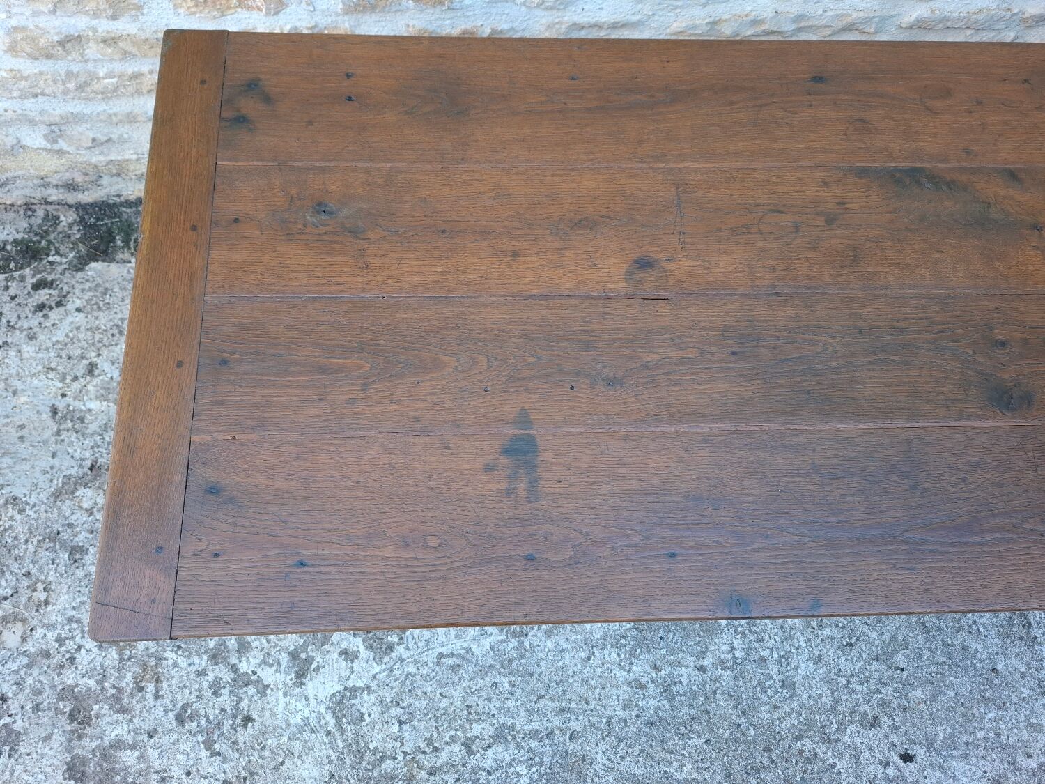 Oak farmhouse table 175 cm