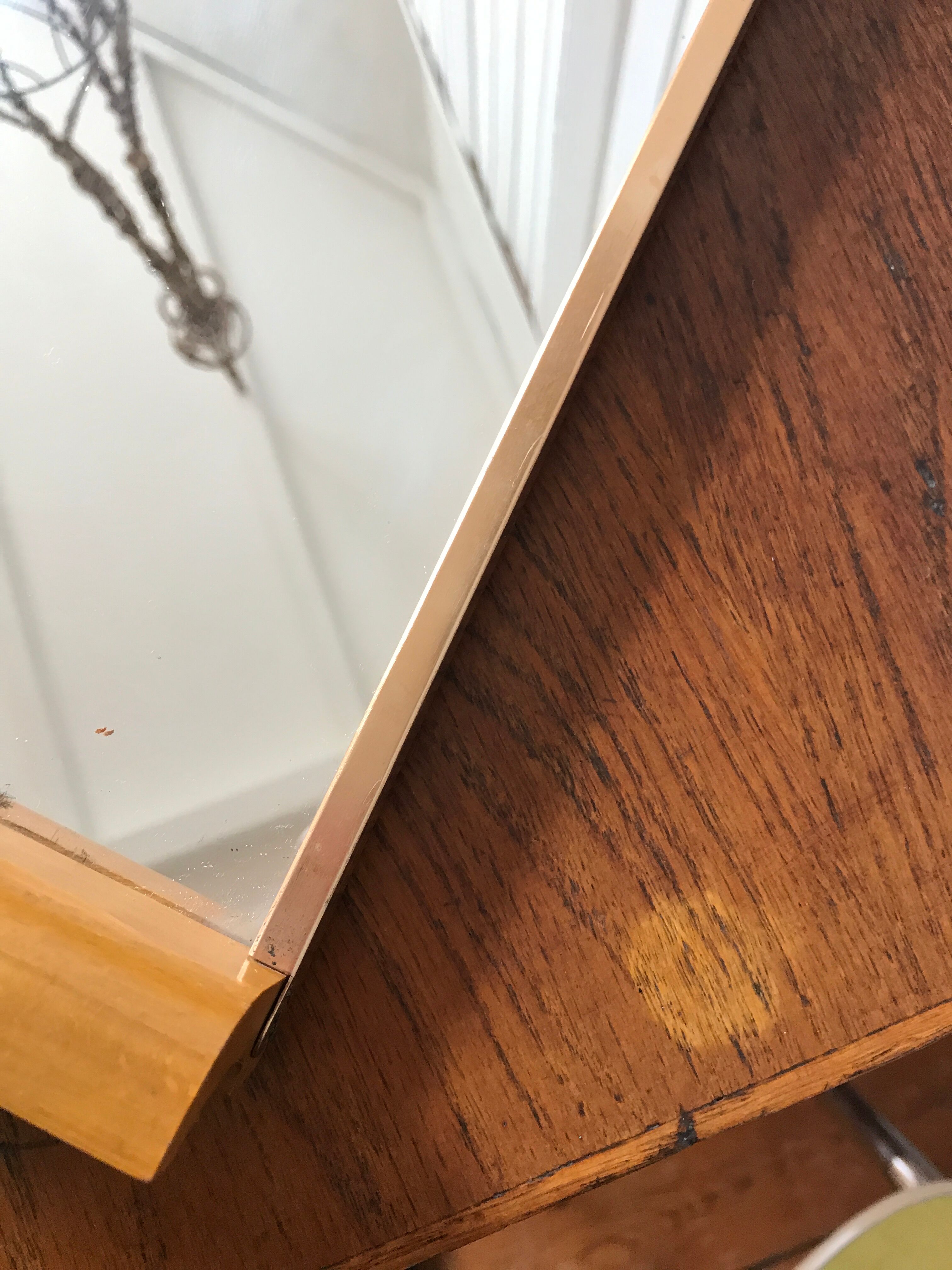 Art deco mirror tray