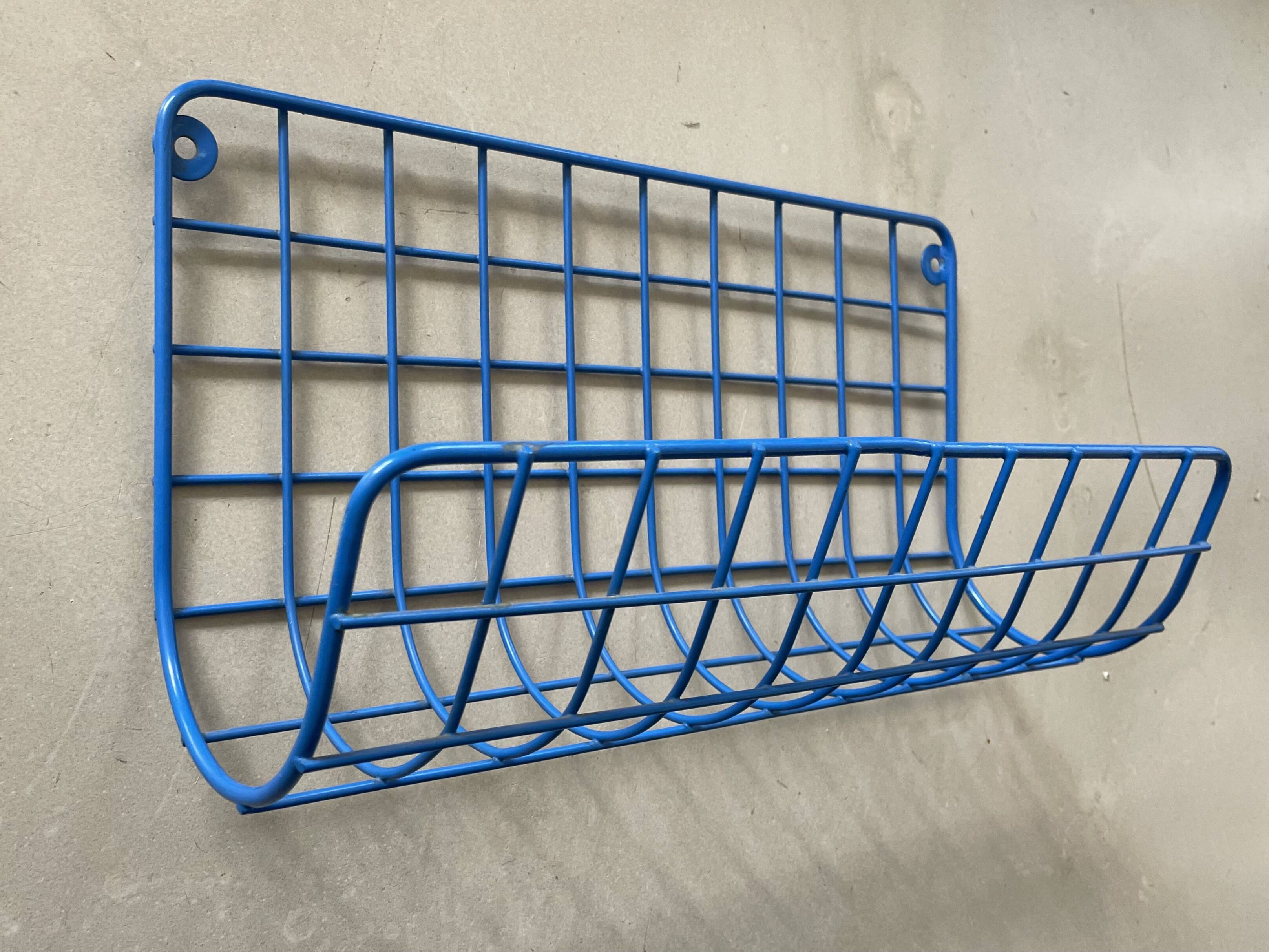 80s grid wall shelf