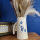 Modernist ceramic pitcher, signed polychrome decoration
