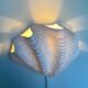Ceramic shell wall lamp