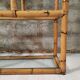 Bookcase, vintage bamboo shelf.