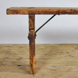 Set of two vintage pine bench, 1940
