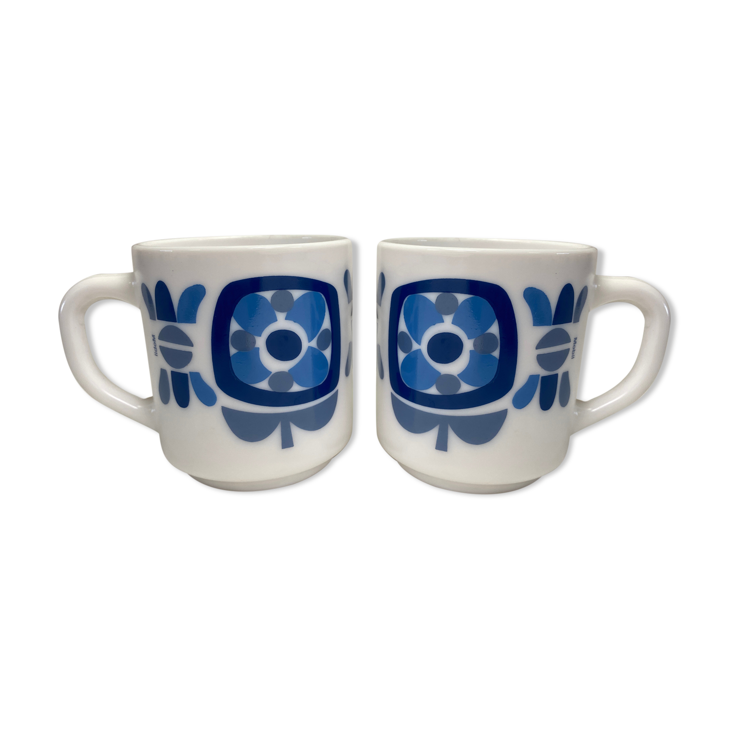 Set de 2 mugs Mobil vintage