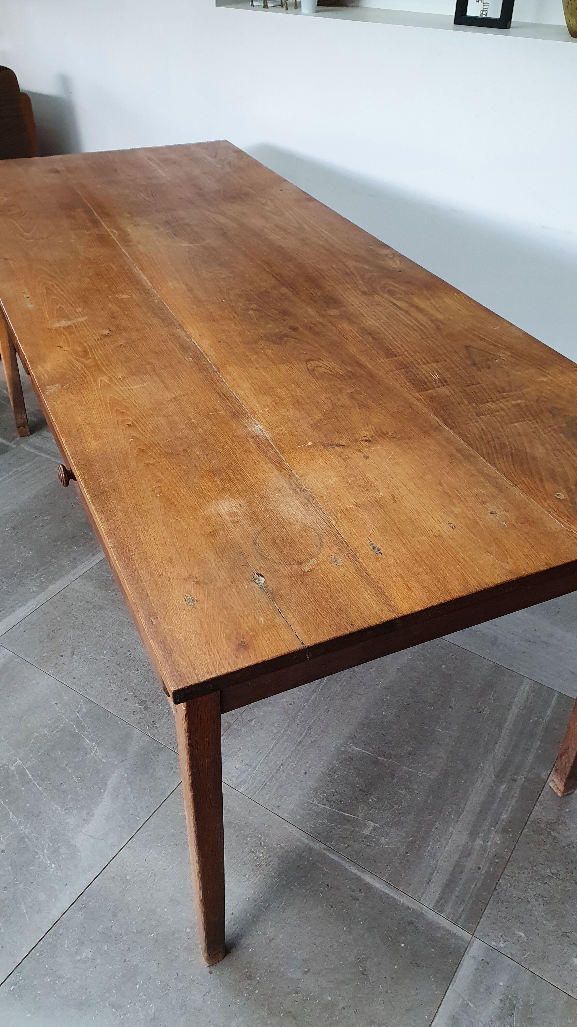 Ensemble table de ferme et 6 chaises Mouettes de Baumann