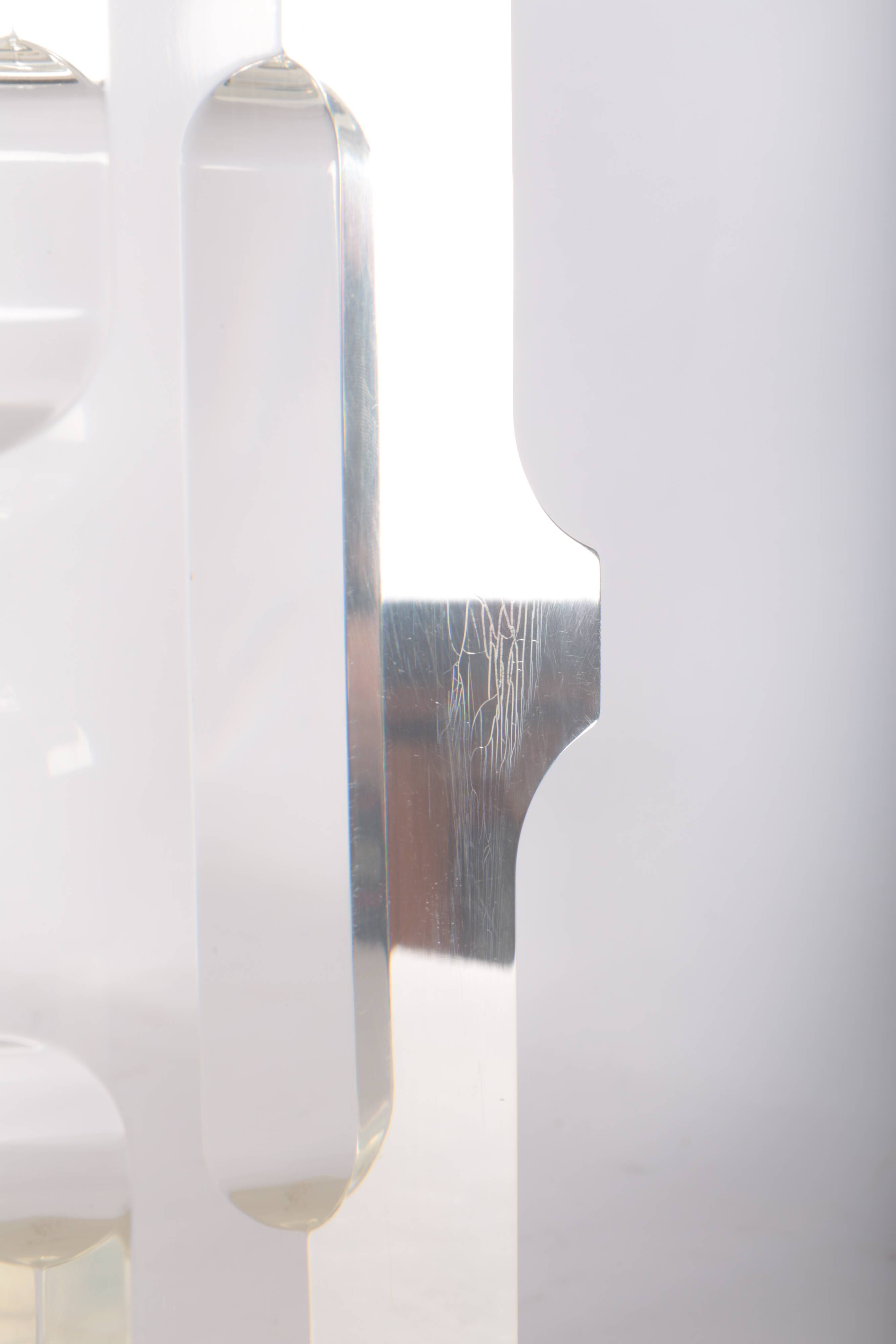 Large sculptural lamp attributed to Alessio Tasca, Italy circa 1970