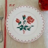 Assiettes plates dépareillées