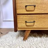 Vintage chest of drawers compass feet