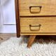 Vintage chest of drawers compass feet