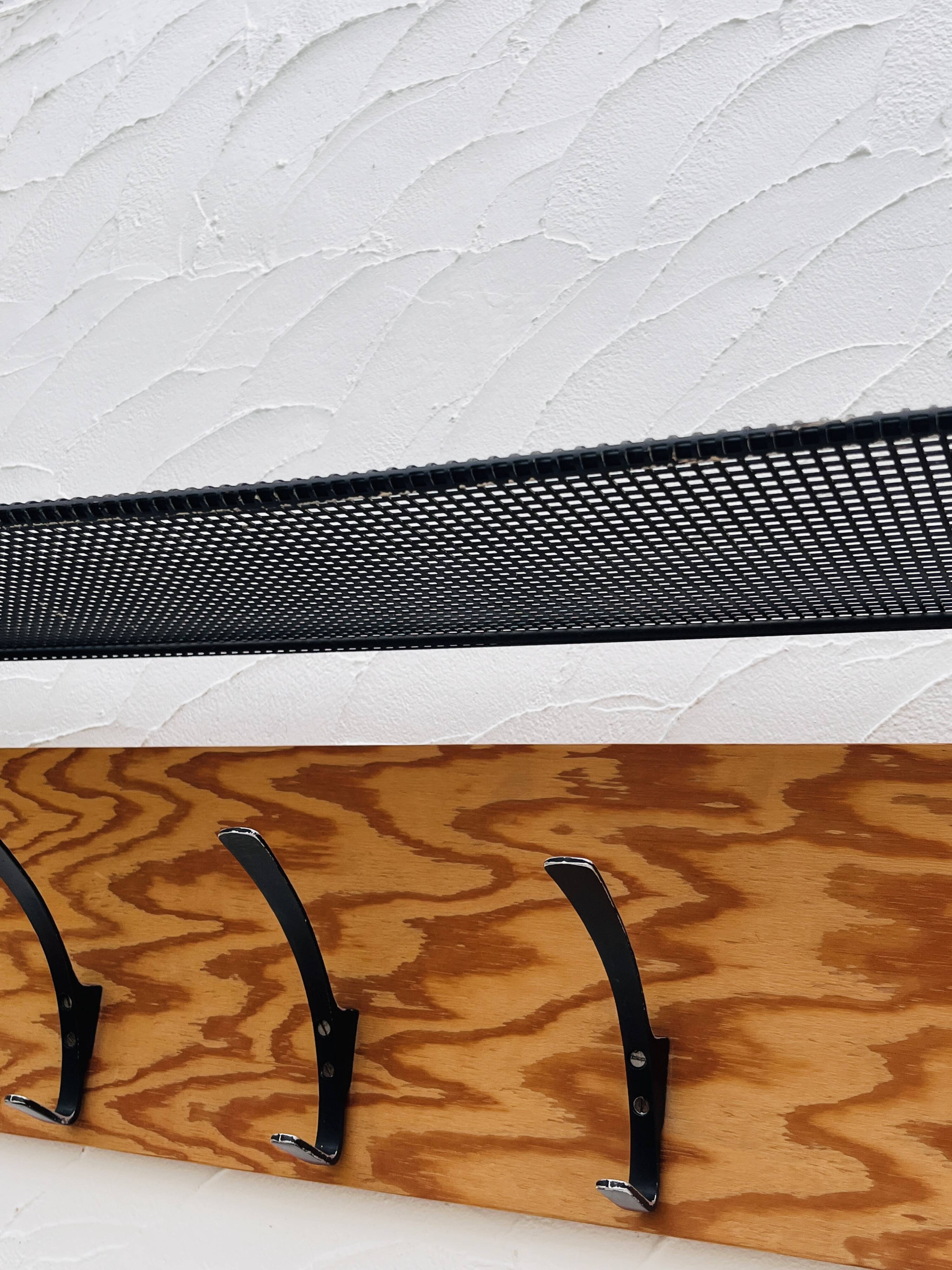 Vintage coat and hat rack