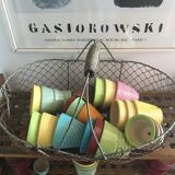 1960s Coloured glazed ceramic pot