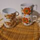 Duo of Italian porcelain mugs