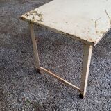 Industrial metal workshop table