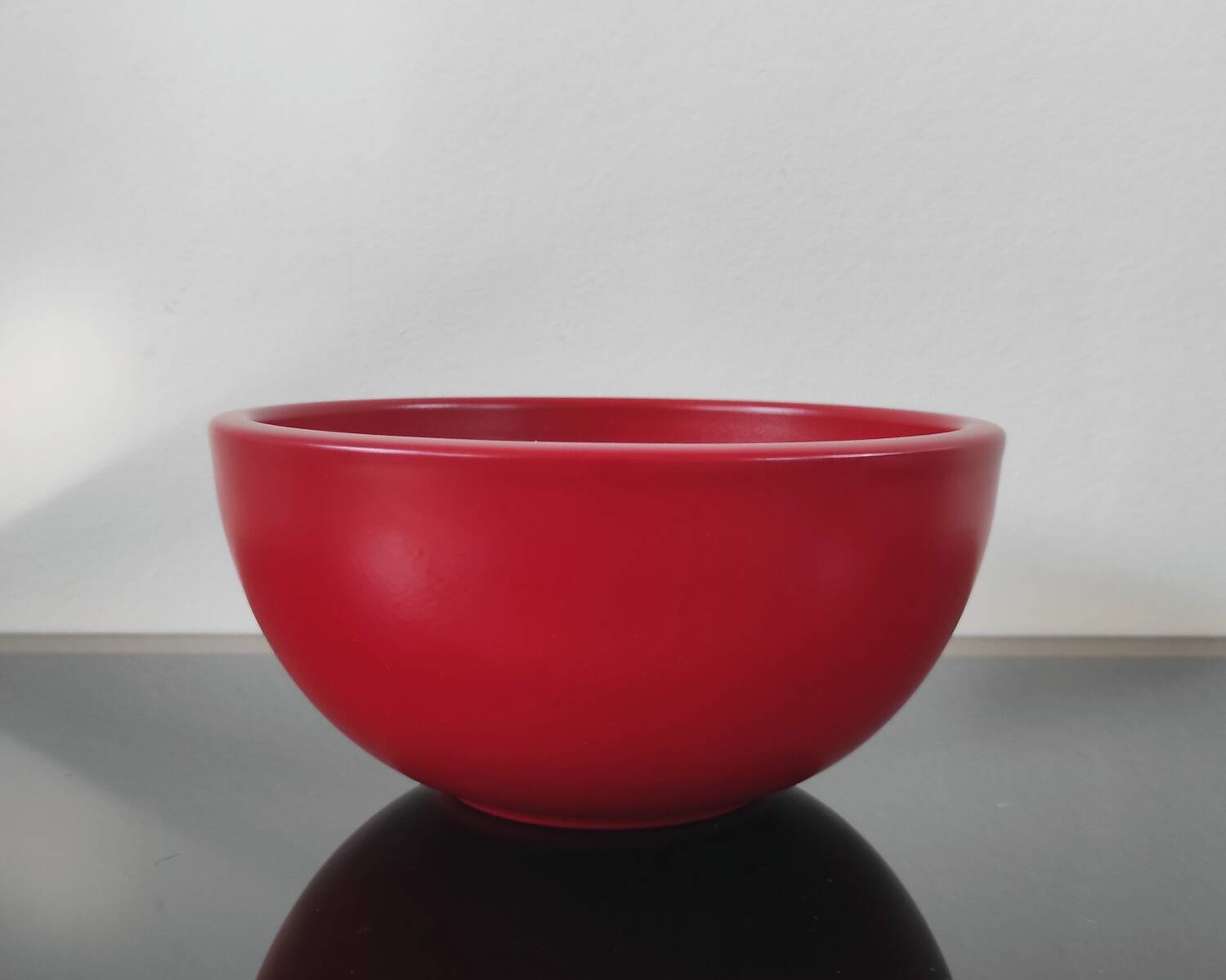 Vintage red ceramic bowl/cup - Made in Germany (1970s)