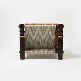 Set of 2 lounge chairs and coffe table model 'Bjorn' by Aleksander Kuczma, Poland, 1970s