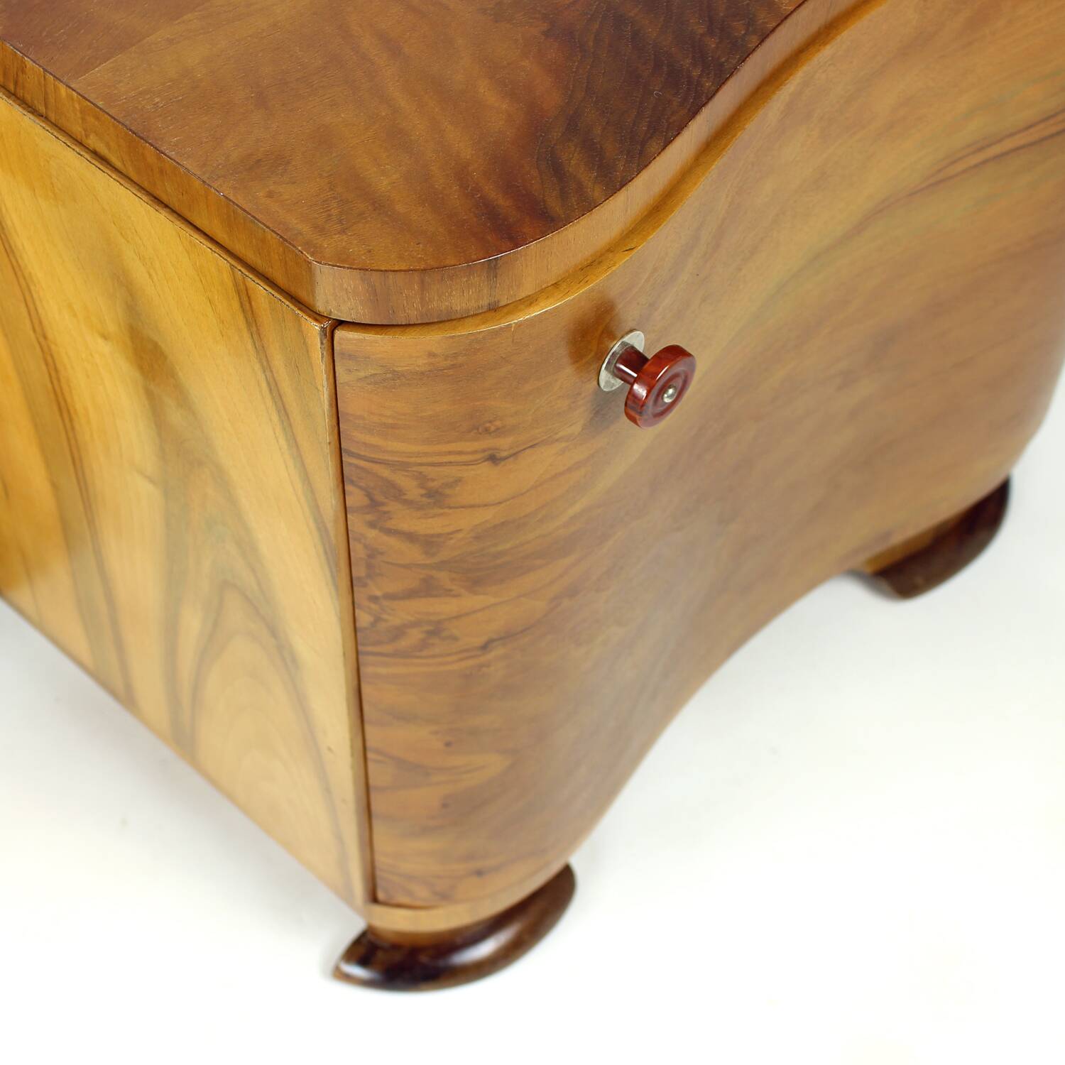 Art Deco Bedside Tables By Jindřich Halabala For Up Závody, 1930s