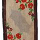 Old American Carpet Hooked handmade 78cm x 138cm 1920s, 1C705