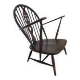Fauteuil authentique Anglais Ercol Fleur De Lys Tub Chairs C.1960s