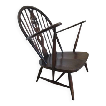 Authentic English Ercol Fleur De Lys Tub Chairs C.1960s
