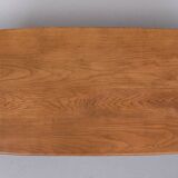 Table basse en chêne massif, années 1950