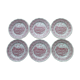 Set of 6 dessert plates in Porcelain N.Fontebasso Swiss Landscape