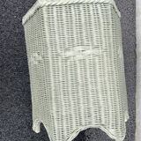 Rattan side table