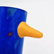 Vase Sculpture Otmar Alt Rosenthal Studio Line Glass Cobalt Signed 16cm